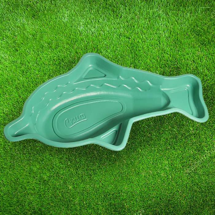 Пруд садовый пластиковый «Дельфин», 265 л, зелёный