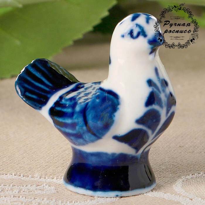 Сувенир "Голубка", фарфор, гжель