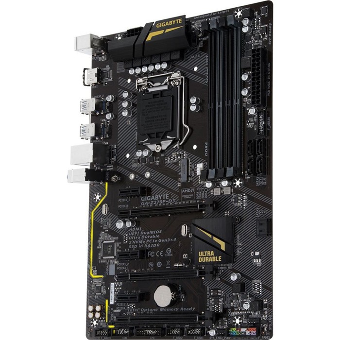 Материнская плата Gigabyte GA-Z270P-D3, Soc-1151, Intel Z270, 4xDDR4, ATX, Ret