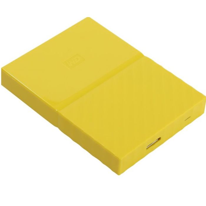 Внешний жесткий диск WD USB 3.0 1 Тб WDBBEX0010BYL-EEUE My Passport 2.5", желтый