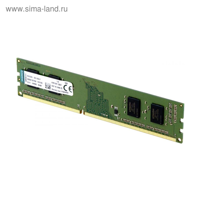 

Память DDR4 4Gb 2400MHz Kingston KVR24N17S6/4 RTL PC4-19200 CL17 DIMM 288-pin 1.5В