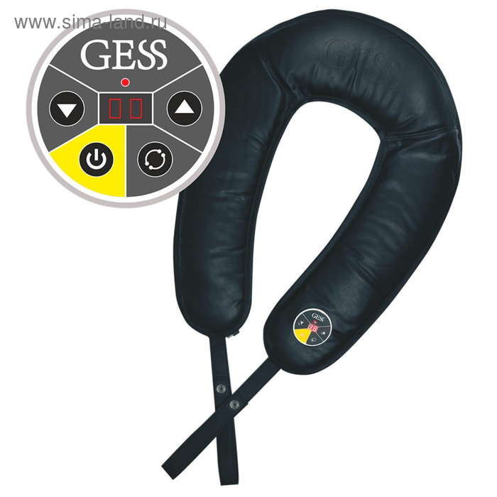 Массажёр для шеи и плеч GESS-157 Tap Pro, электрический, 60 Вт, 39 программ