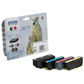 

Картридж струйный Epson C13T26364010 черный/голубой/желтый/пурпурный набор карт. для Epson XP-600/60