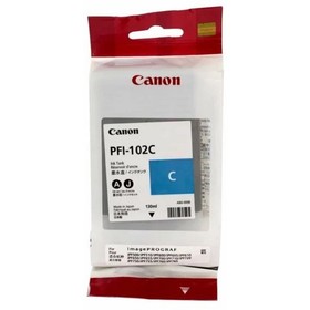 Картридж струйный Canon PFI-102C голубой для Canon iPF510/605/610/650/655/750/760/765