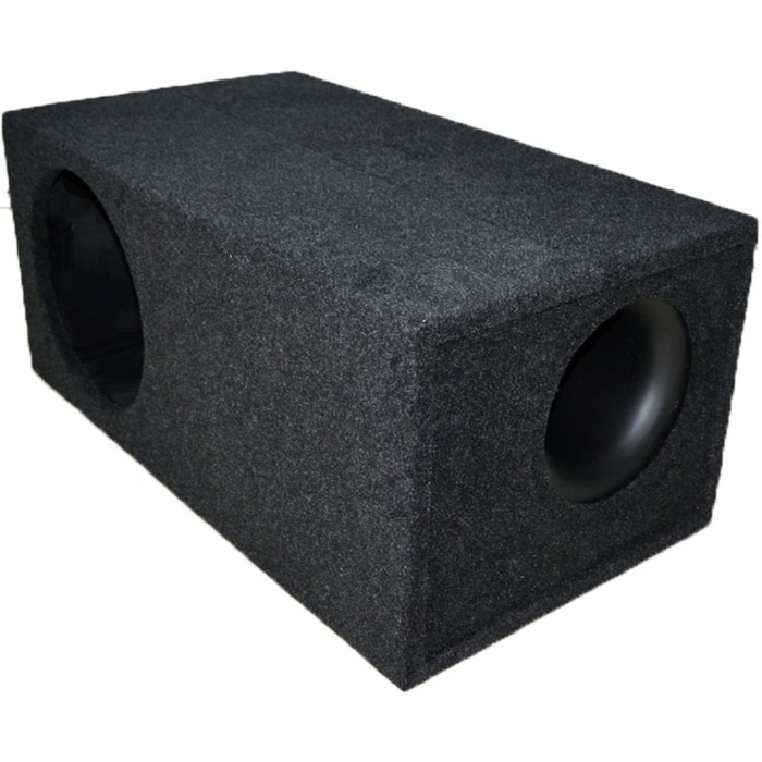 Ящик под сабвуфер 12", с трубой