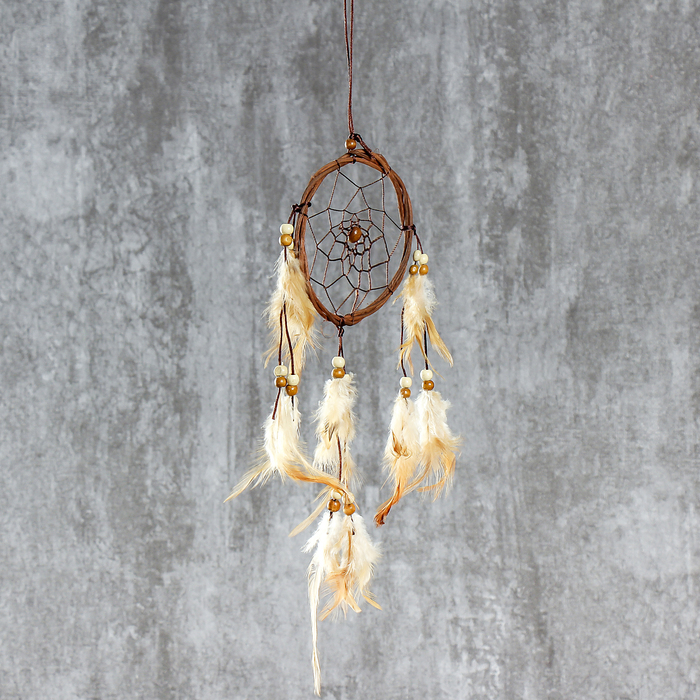 Ловец снов "Яркие краски" d=11 см длина 30 см МИКС