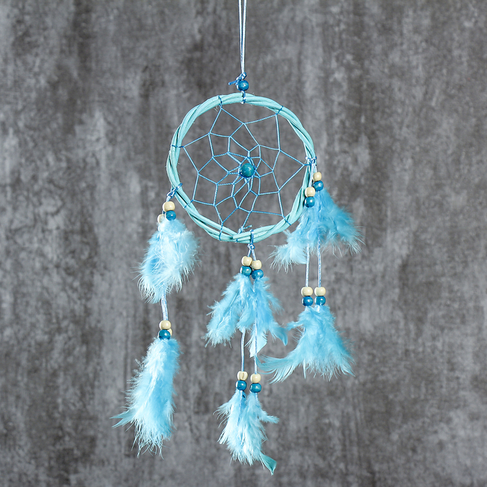 Ловец снов "Яркие краски" d=11 см длина 30 см МИКС