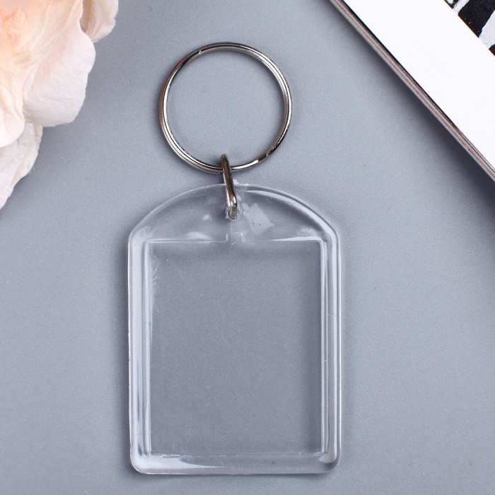 Капсула для полиграфической вставки плакетка 6,5х4,2х0,7 см