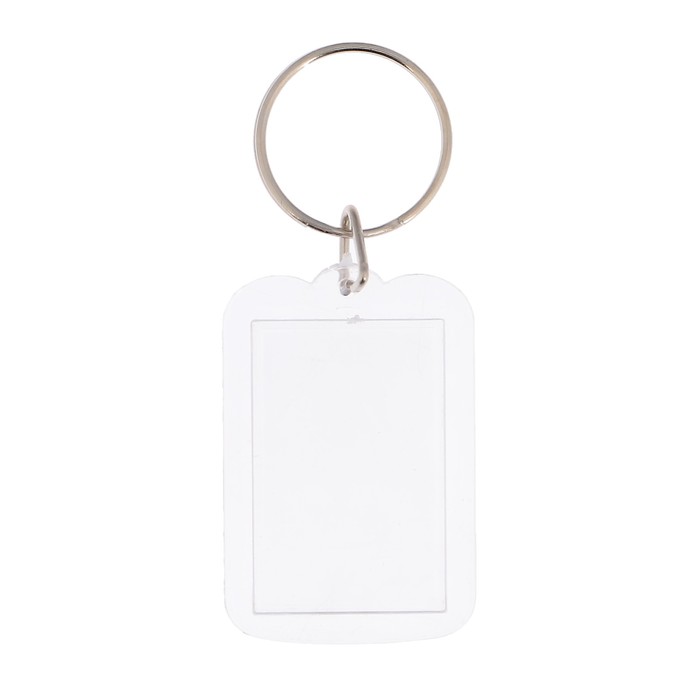 Капсула для полиграфической вставки прямоугольник с округлым верхом 5х3,3х0,4 см