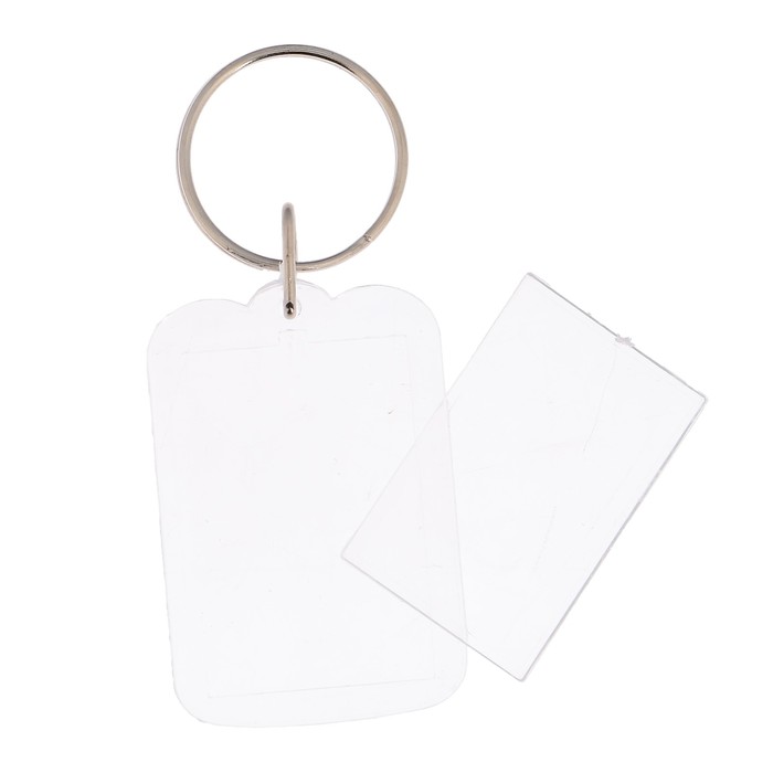 Капсула для полиграфической вставки прямоугольник с округлым верхом 5х3,3х0,4 см