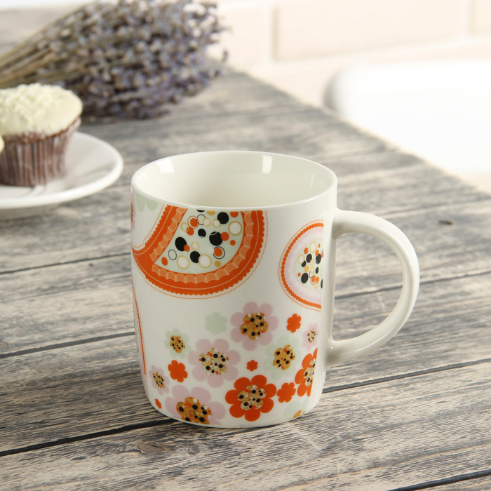 Кружка 350 мл "Принт", рисунок МИКС