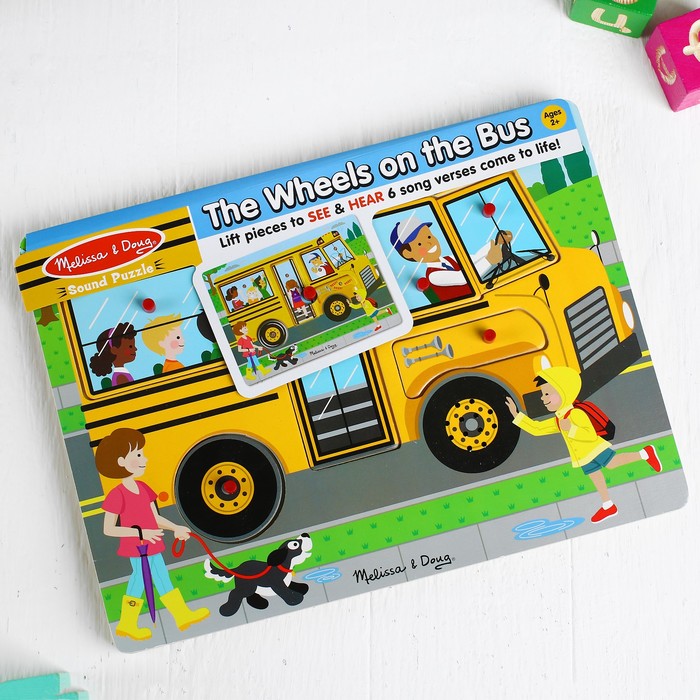 Пазл со звуком "Автобус"