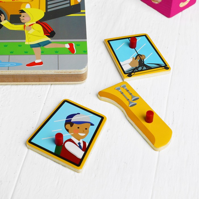 Пазл со звуком "Автобус"