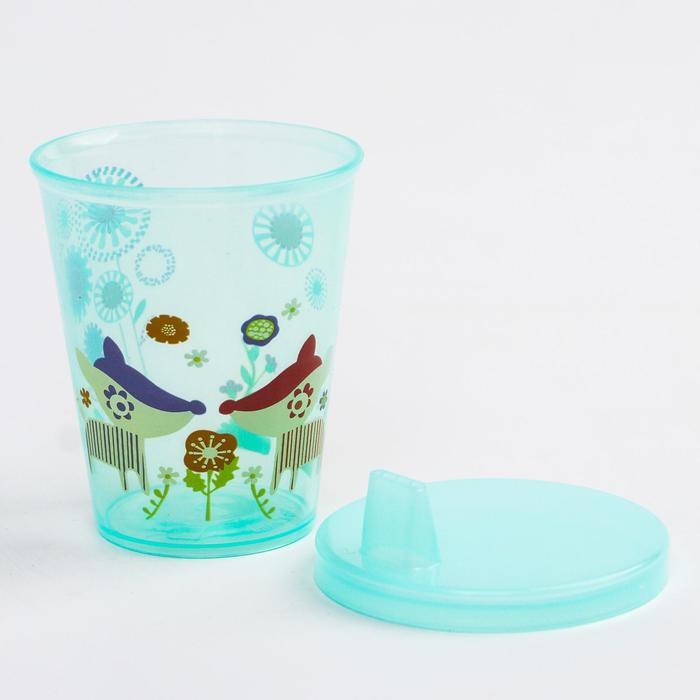 Поильник с твёрдым носиком детский, 170 мл, от 9 мес., цвет бирюзовый