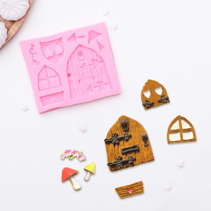 Молд 10х8,5 см "Таинственная дверь"