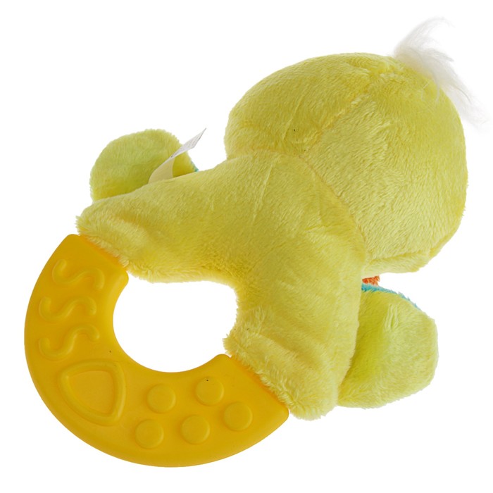 Игрушка для собак мягкая с жевательными элементами "Утенок", 15,5 см