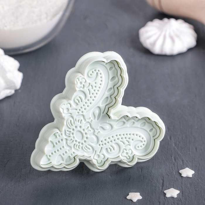 Плунжер кондитерский "Кружевной треугольник"