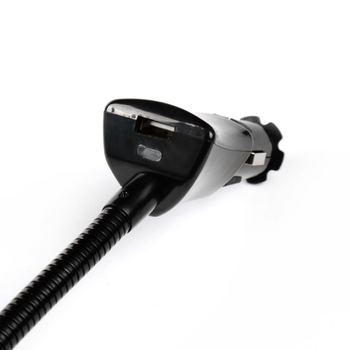 Держатель телефона TORSO раздвижной 50-100 мм, в прикуриватель с USB