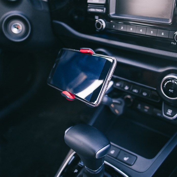 Держатель телефона TORSO, прищепка, в прикуриватель с USB