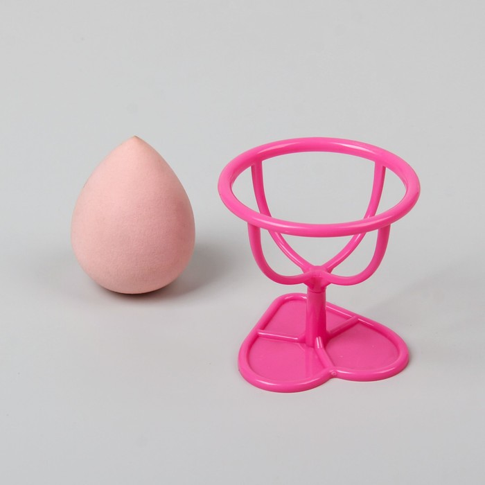 Подставка для спонжа "Сердце", цвет МИКС