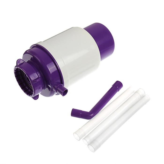 Помпа для воды Дельфин Эко, под бутыль от 12 до 19 л, фиолетовый