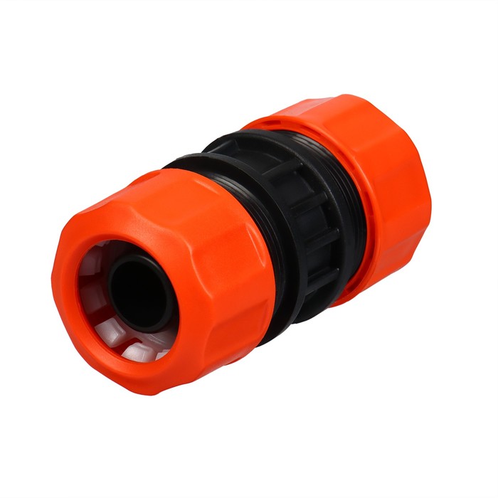 Муфта-соединитель, 1/2" (12 мм), пластик, «Жук»