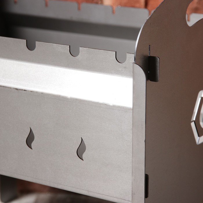 Мангал "Дорожный" МД-1,5, 40*30*14 см, 1,5 мм