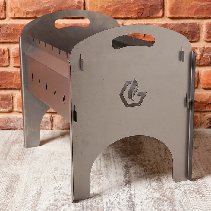 Мангал "Дорожный" МД-1,5, 40*30*14 см, 1,5 мм