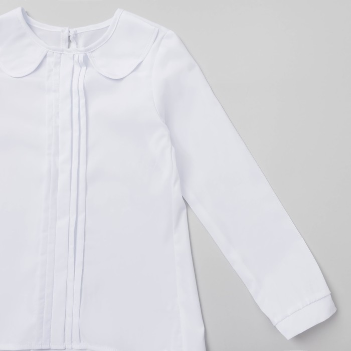 Блузка для девочки , рост 134-140 см, цвет белый