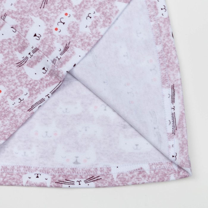 Платье для девочки, рост 116 (30) см, бежевый/белый И-004 1