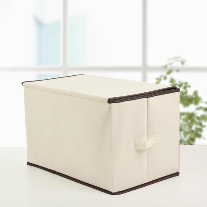 Короб для хранения с крышкой 39х25х25 см "Енот"