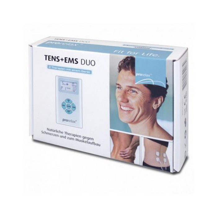 Миостимулятор Prorelax DUO, TENS+EMS, от батареек 3хААА