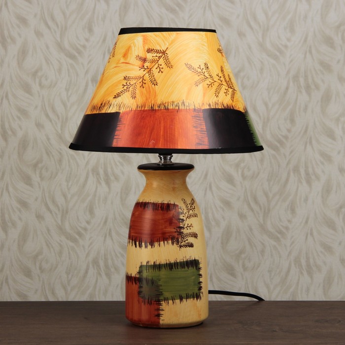 Лампа настольная "Лиственница" Е14 25W 220В 37х25х25 см