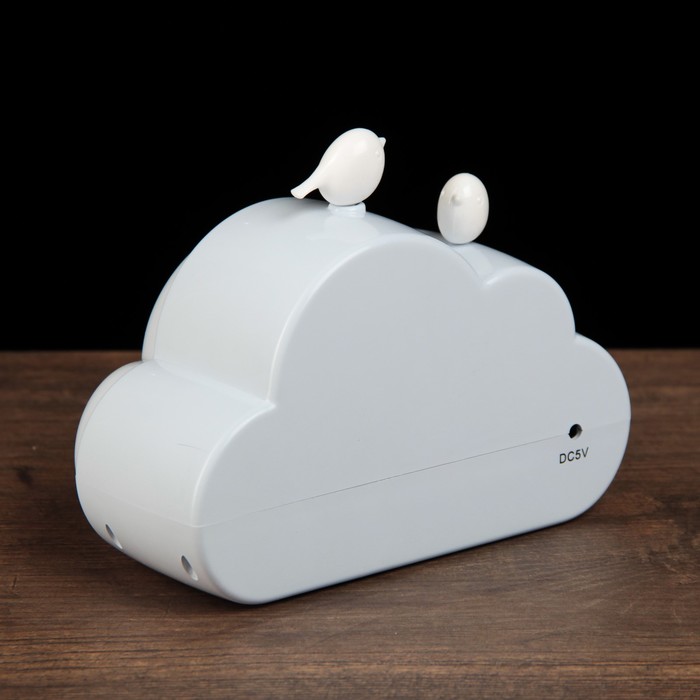 Светильник детский LED АКБ шнур usb МИКС "Птички на облачке" 12х16х7,5 см