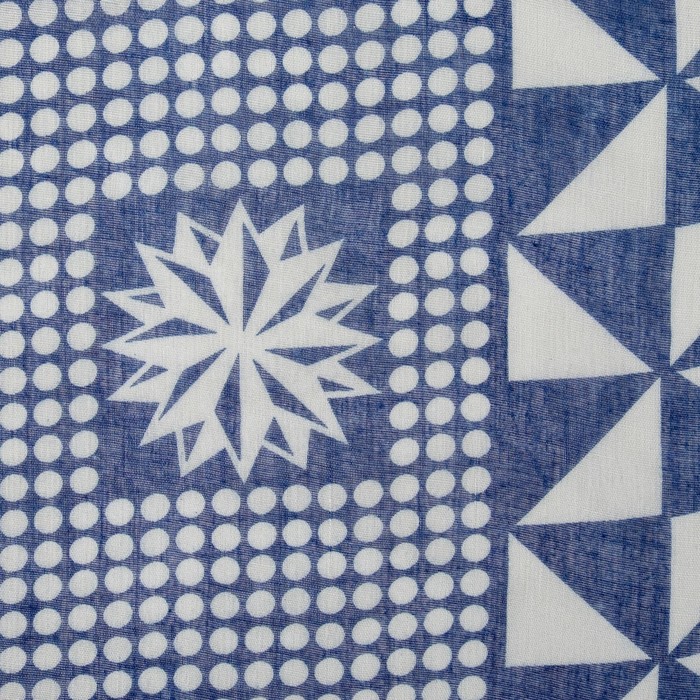 Палантин Этель "Нора" 60 х 180 см, цвет синий, 100 % вискоза