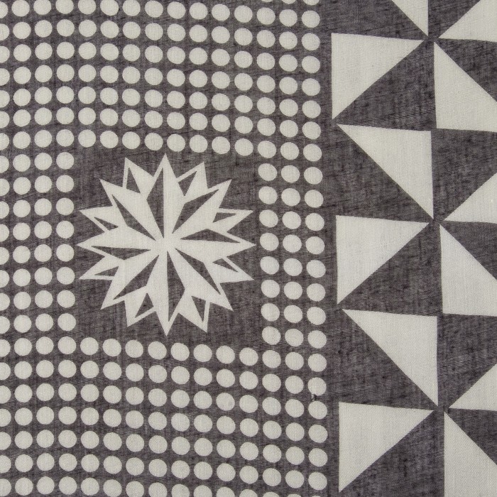 Палантин Этель "Нора" 60 х 180 см, цвет черный, 100 % вискоза