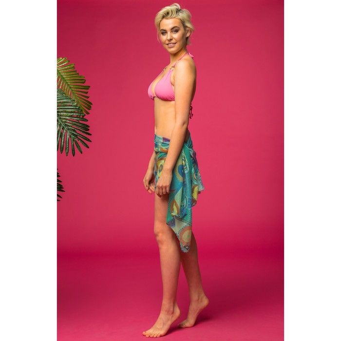 Палантин Этель "Сюзанна" 60 х 180 см, цвет зеленый, 100 % вискоза