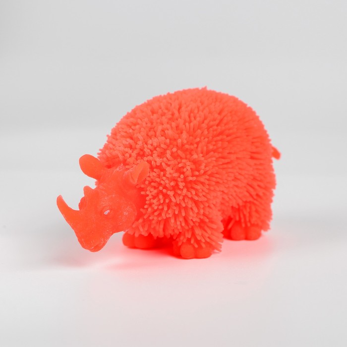 Ежка резиновый "Носорог" световой, цвета МИКС