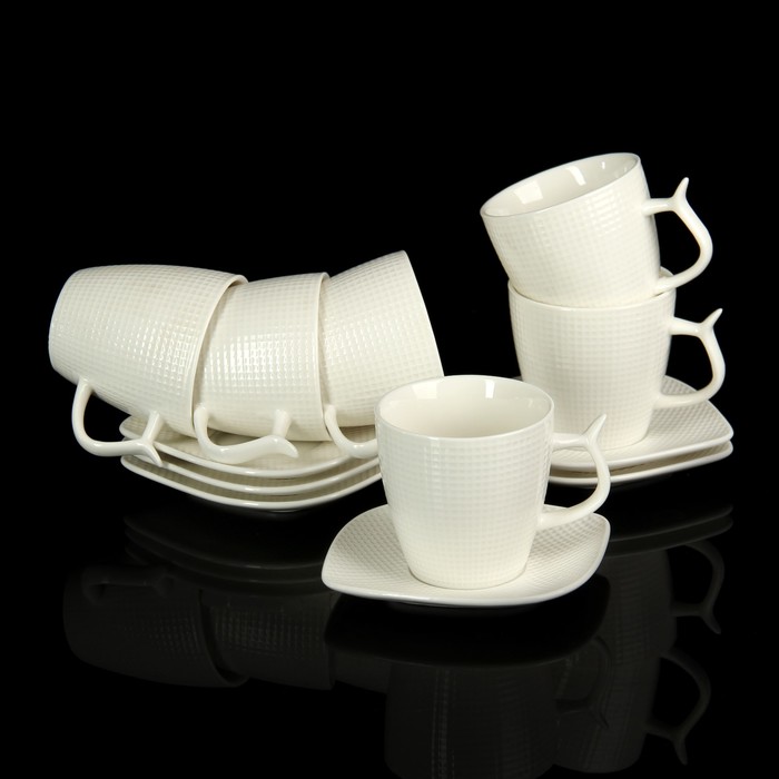 Сервиз чайный "Эталон", 12 предметов: 6 чашек 150 мл, 6 блюдец 13 см