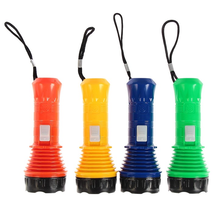 Фонарь, на шнурке, под рассеивателем ребристый, микс, (фасовка 24шт), 4*10,5см