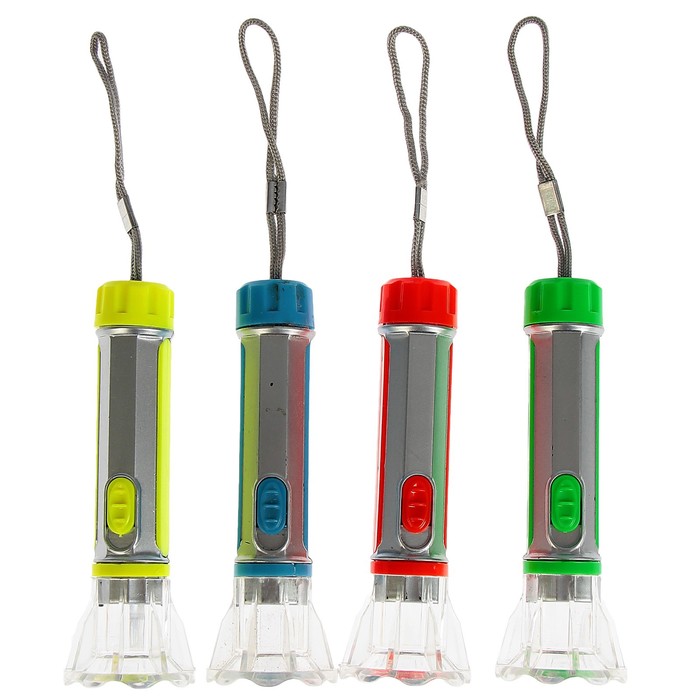 Фонарик, рассеив-ль цветок, вставка на ручке под металл, микс, (фасовка 24шт), 3,5*10,5см