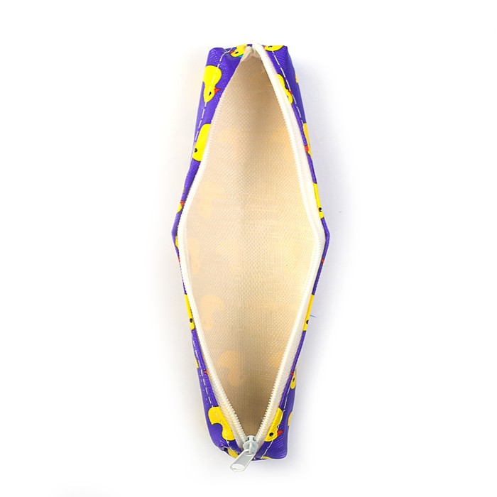 Пенал школьный на молнии МИКС Уточки