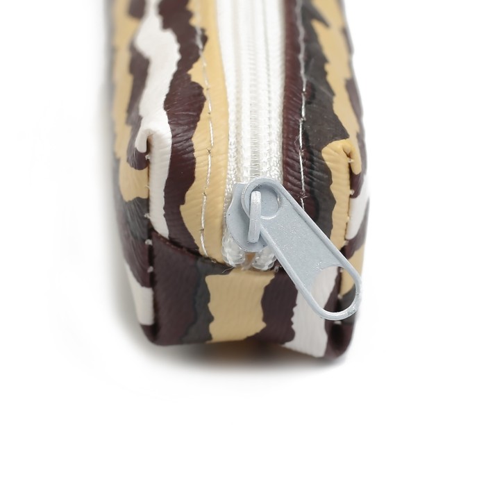 Пенал школьный на молнии МИКС Волны