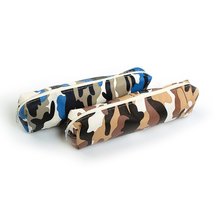 Пенал школьный на молнии МИКС Миллитари