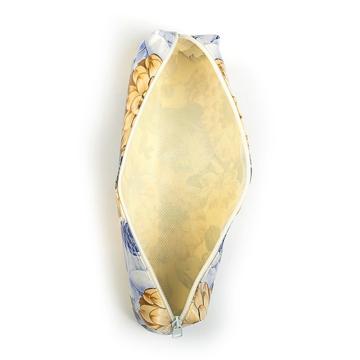 Пенал школьный на молнии МИКС Цветы