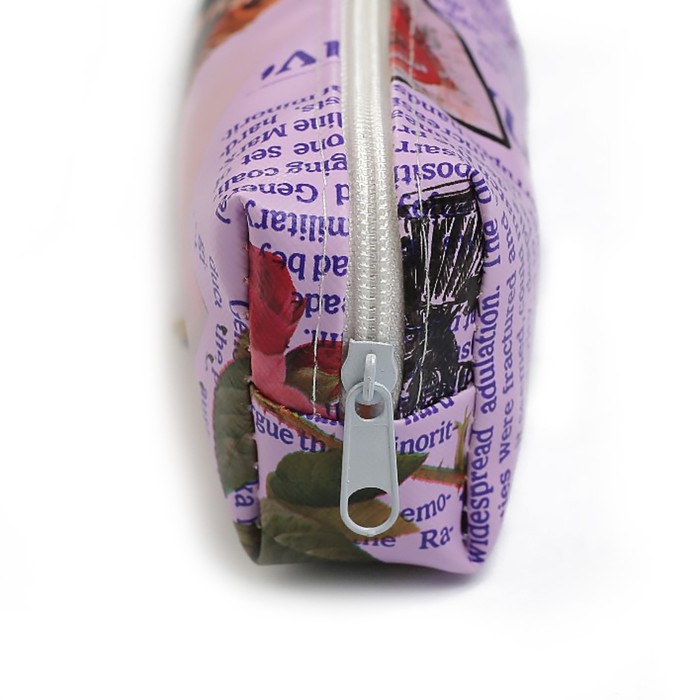 Пенал школьный на молнии МИКС Газета