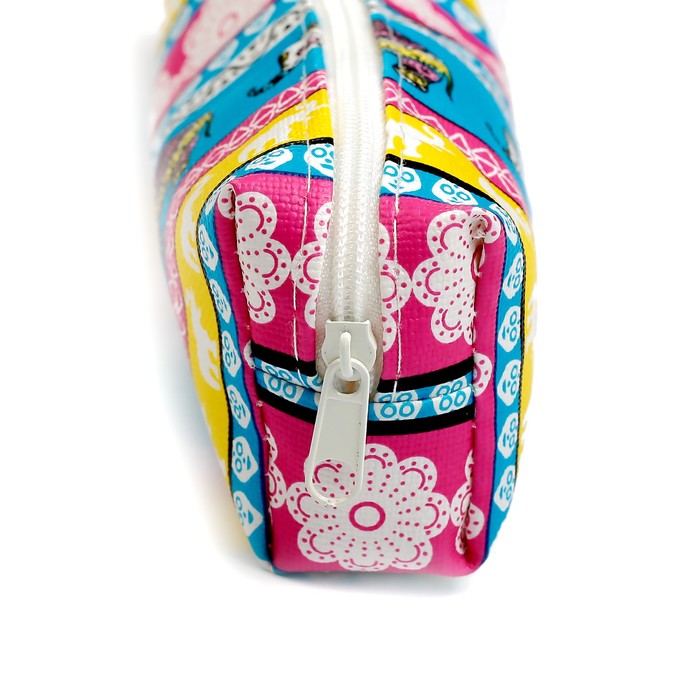 Пенал школьный на молнии МИКС Слоники