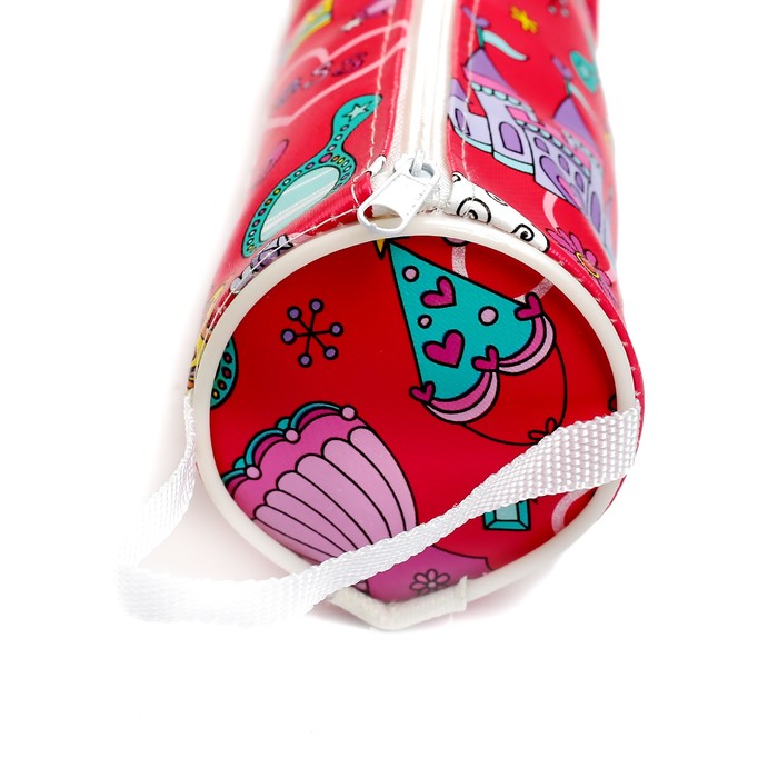 Пенал школьный на молнии МИКС Princess