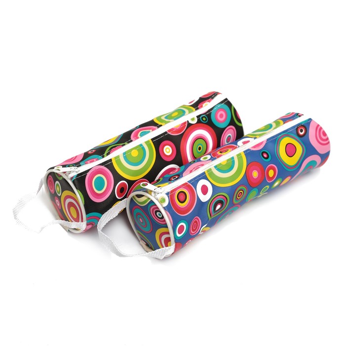 Пенал школьный на молнии МИКС Радужный