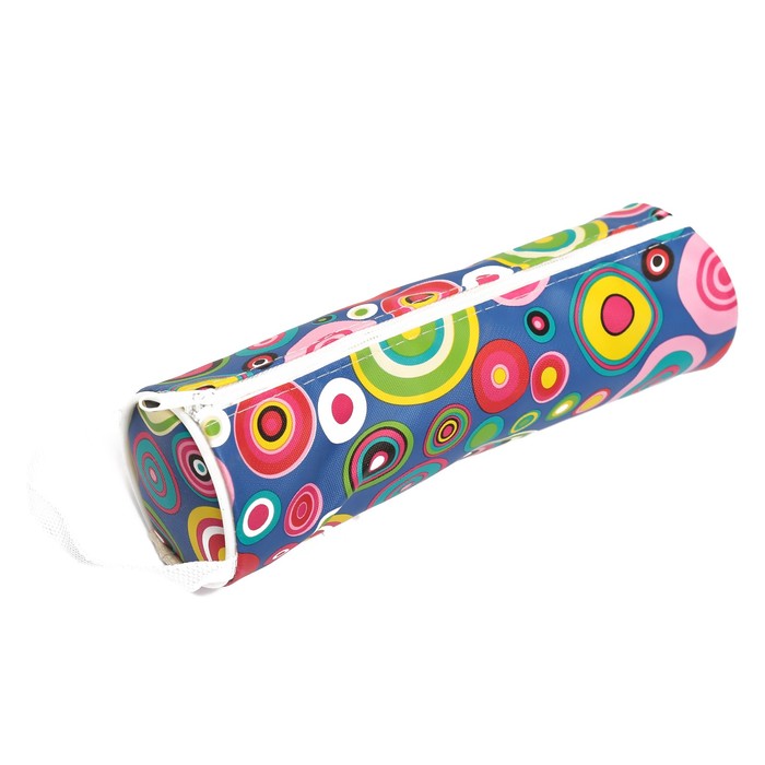 Пенал школьный на молнии МИКС Радужный